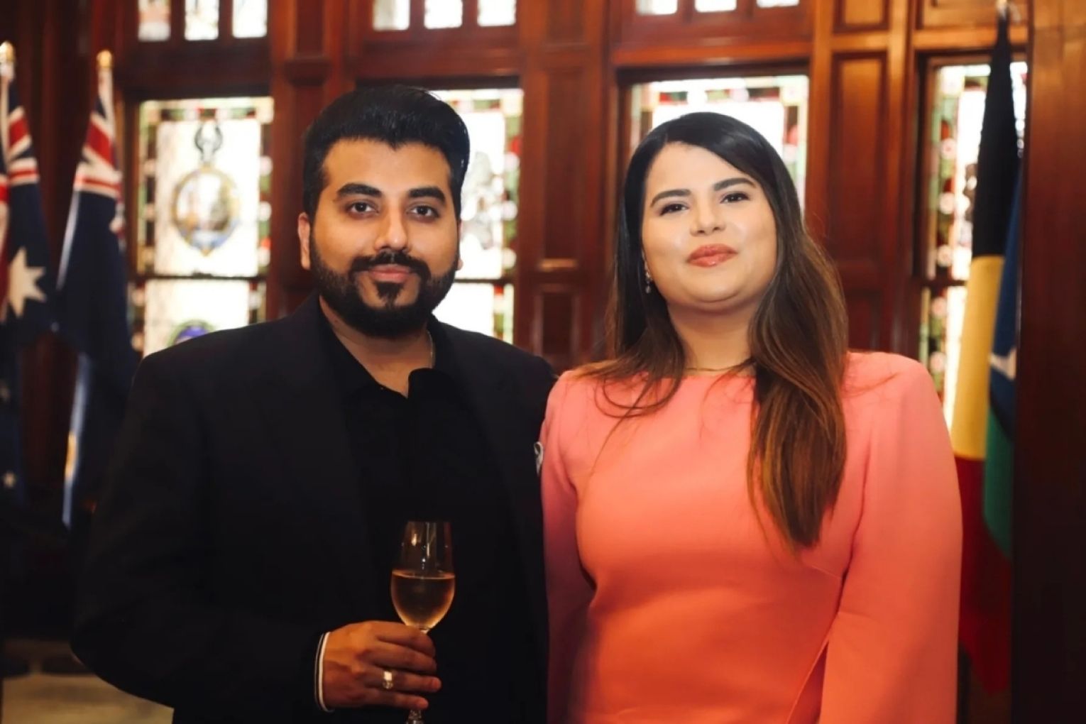 Aarav Kumar and Dilsee Dutta co-founded Keen Care in 2023. Photo: Government House