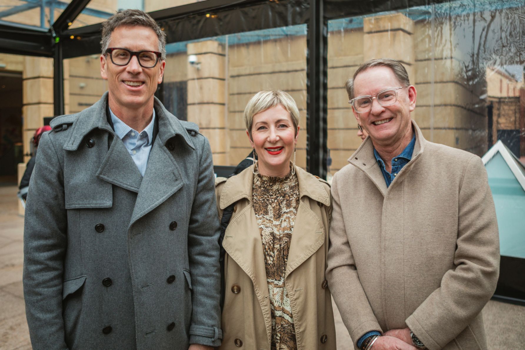 Adrian Tisato, Emma Fey and Christopher Penny