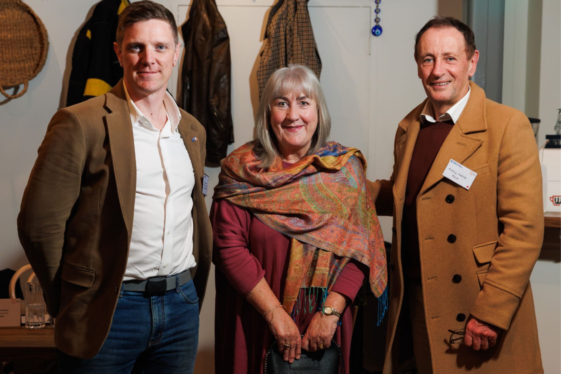 Alexander Langman Hender, Alison Barry and Chris Korte