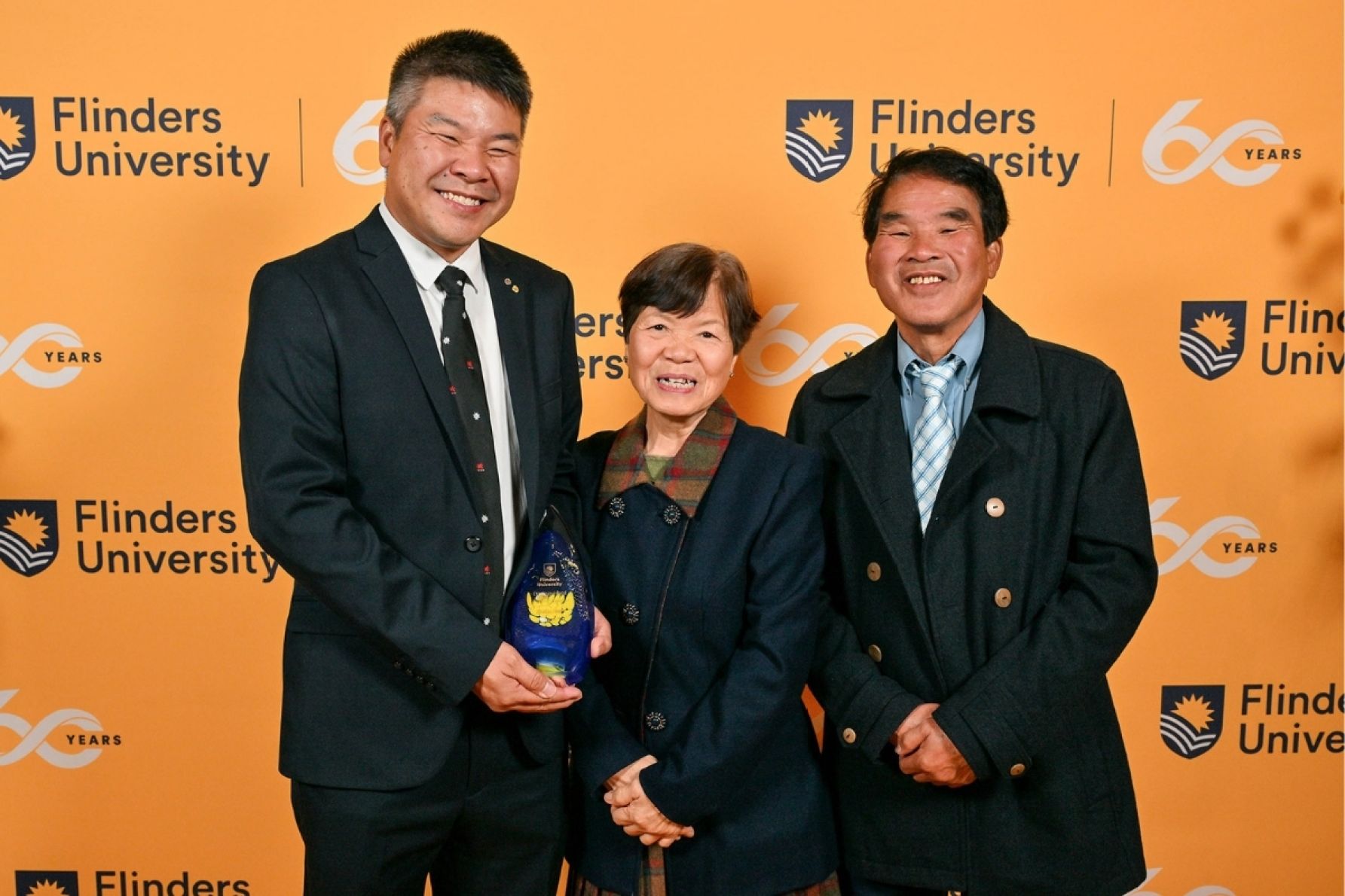 Dr Felix Ho ASM OAM, Po Yin Liu and William Ho