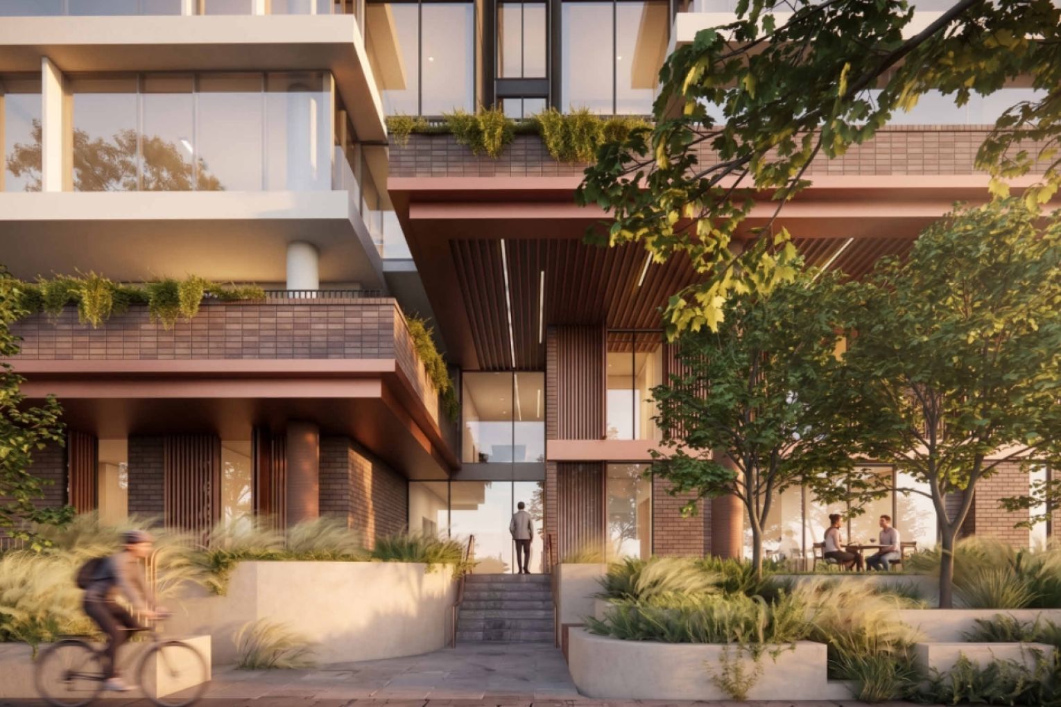 There are currently plans to build a nine-storey residential development on East Terrace