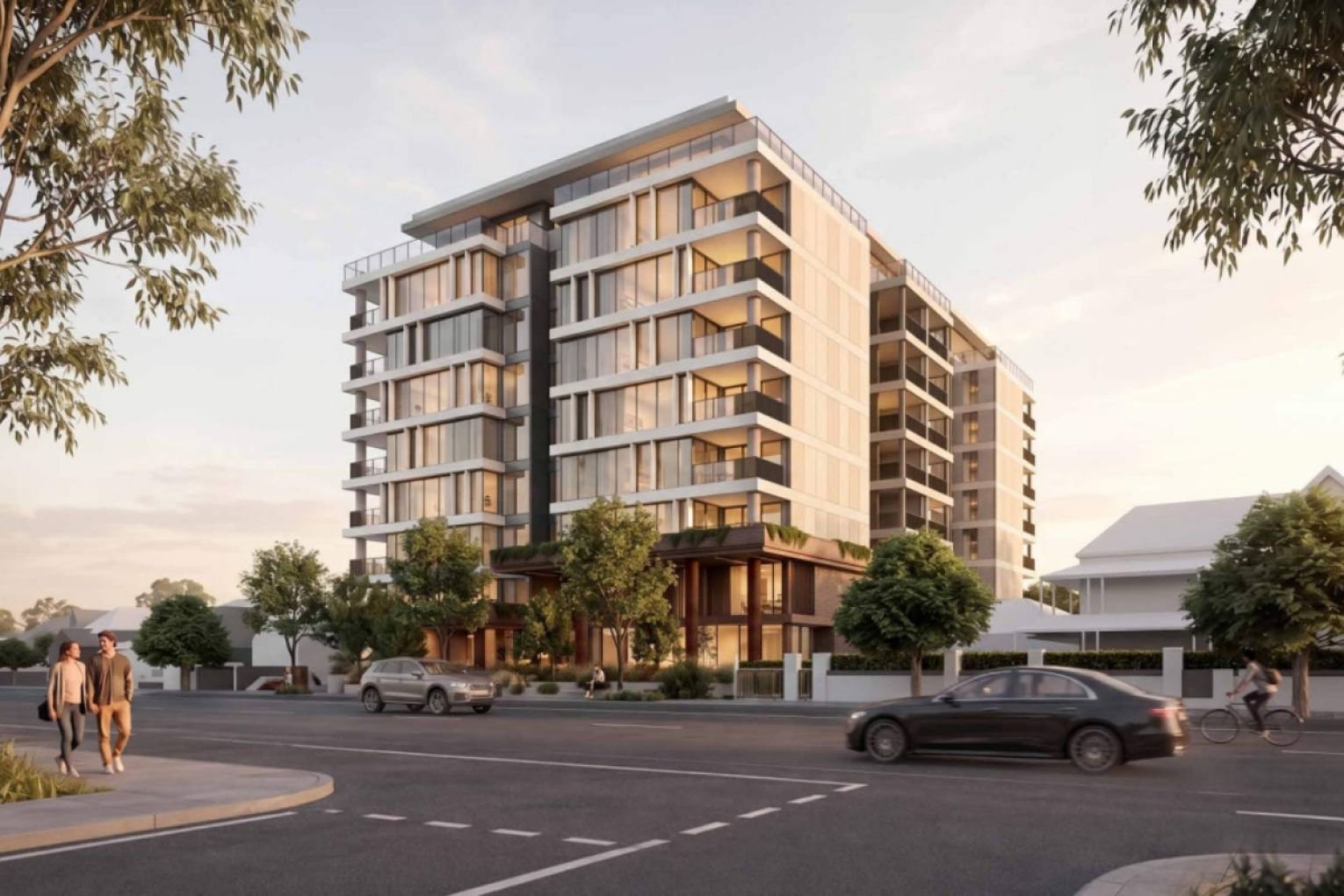 There are currently plans to build a nine-storey residential development on East Terrace