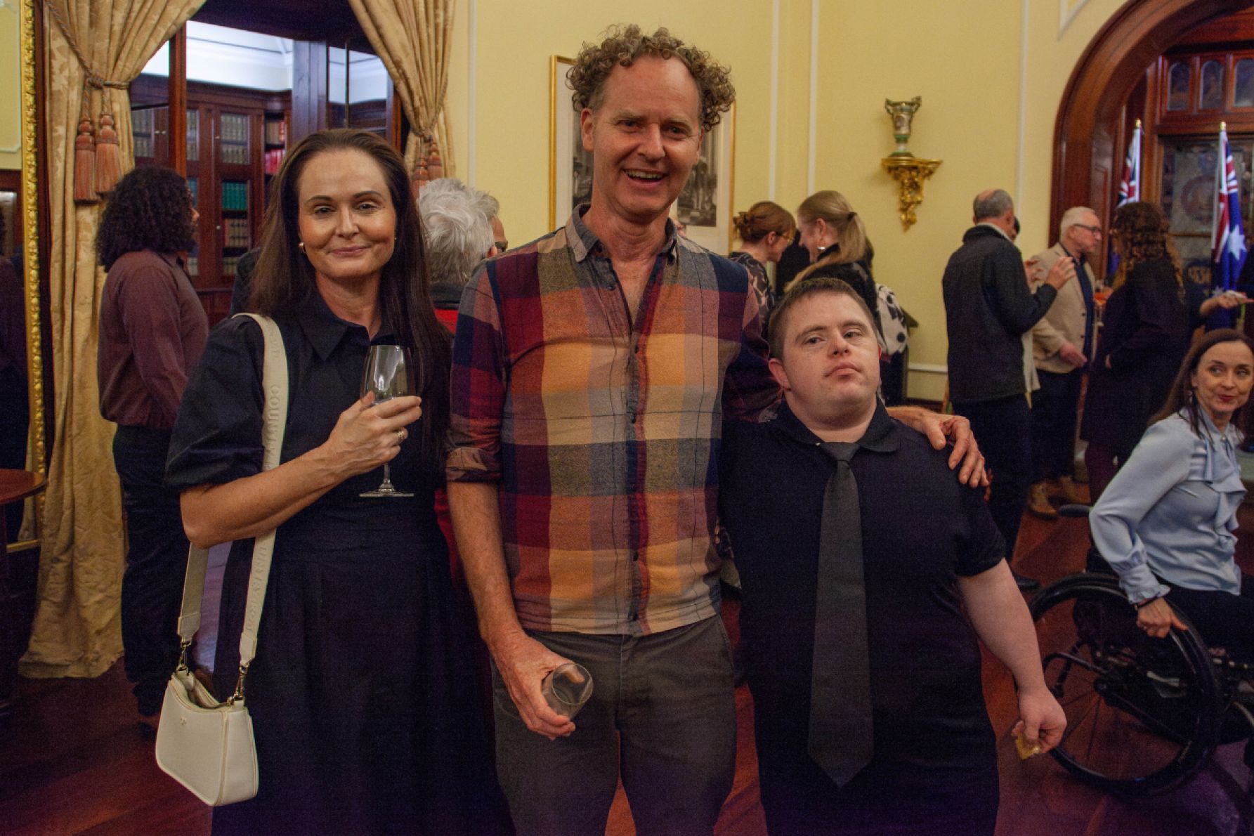 Felecia Hick, Stephen Noonan and Aidan Brady