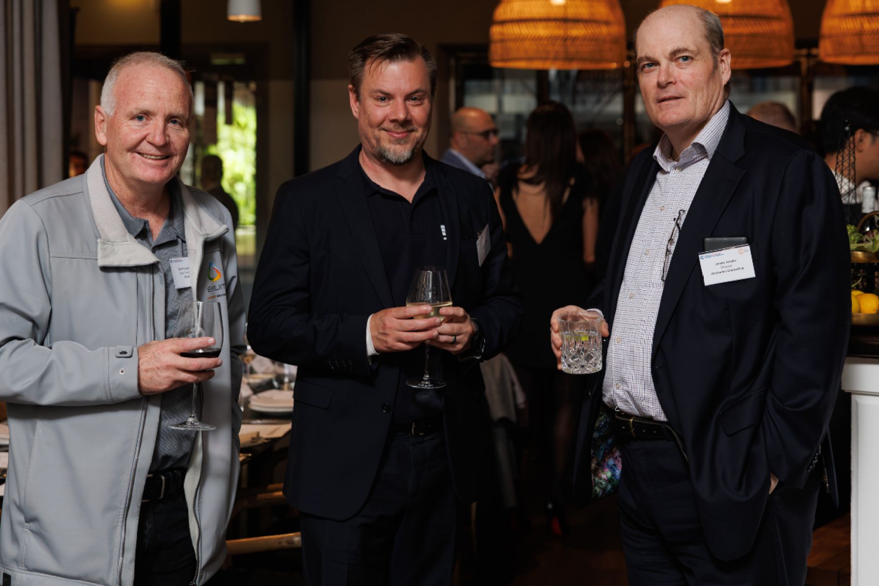 Geoff Langridge, Christian Wickham and James Jordan
