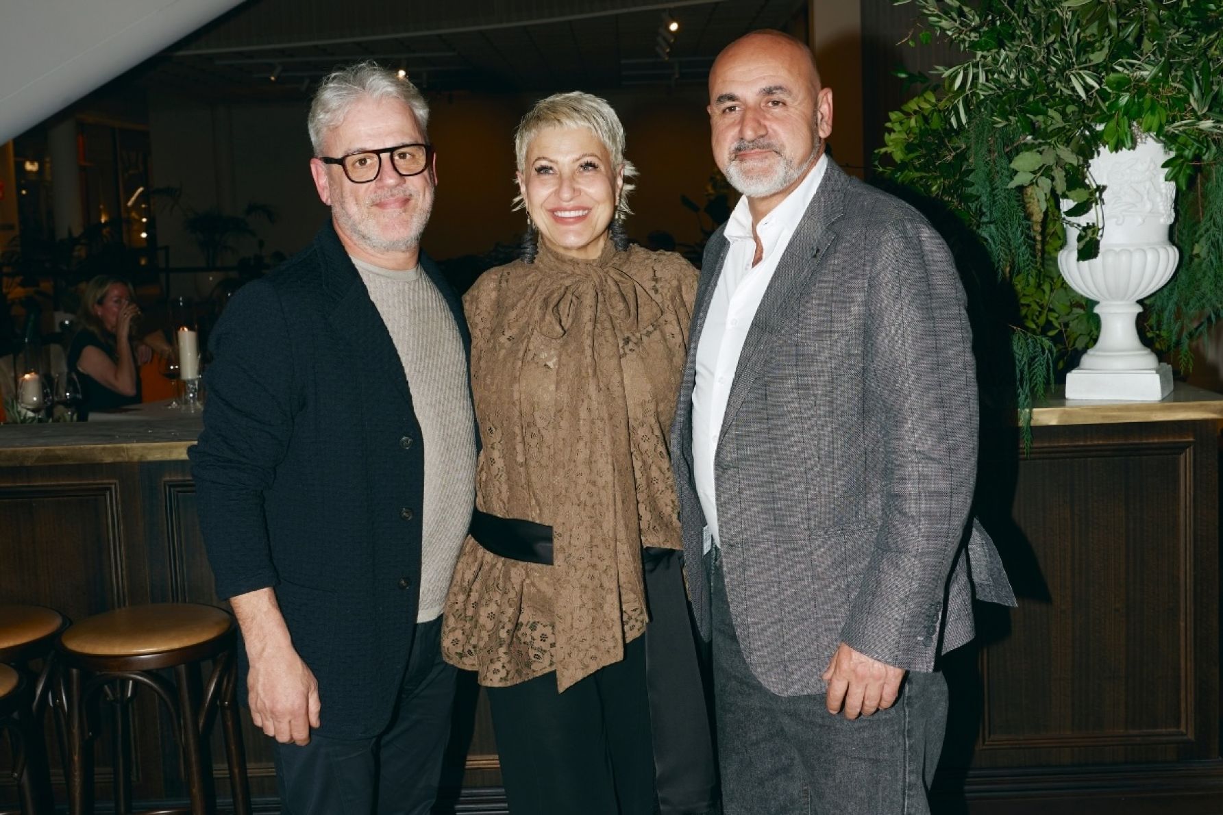 George Stamoulis, Louis Di Biase and Koula Di Biase