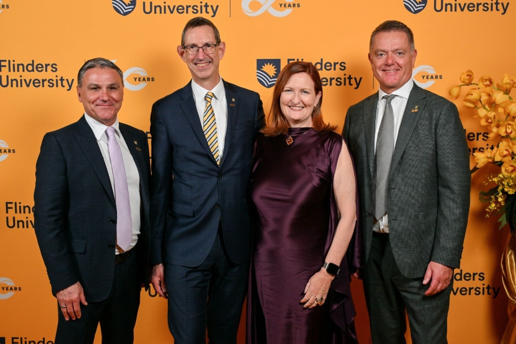 John Hood, Kim Cheater, Louise Miller-Frost MP and Professor Colin Stirling