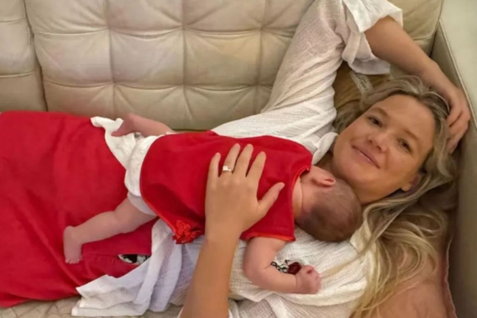 Young mum and teacher Leah Stewart has made a "remarkable" recovery after a shark attack.