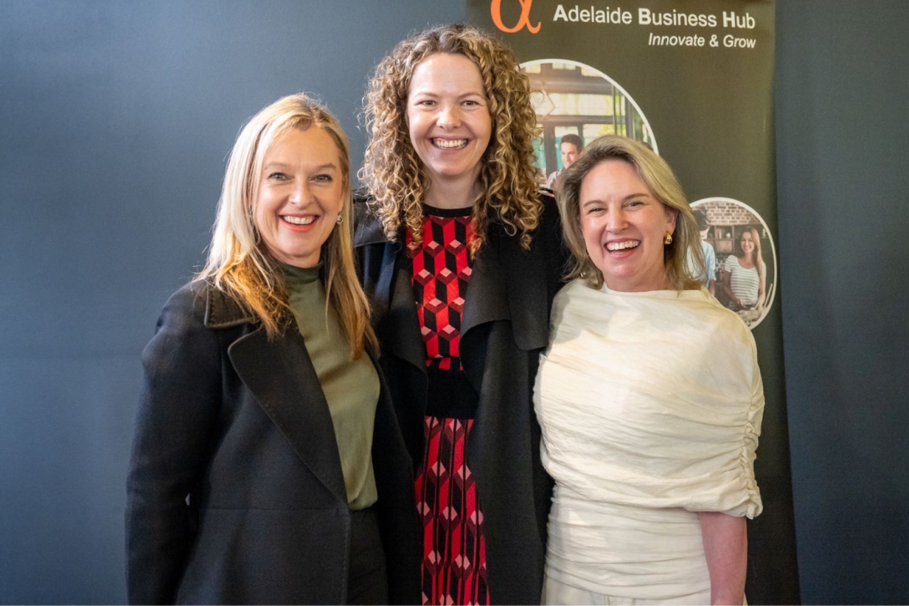 Lorraine Pittman, Nadia Clancy MP and Melanie Flintoft