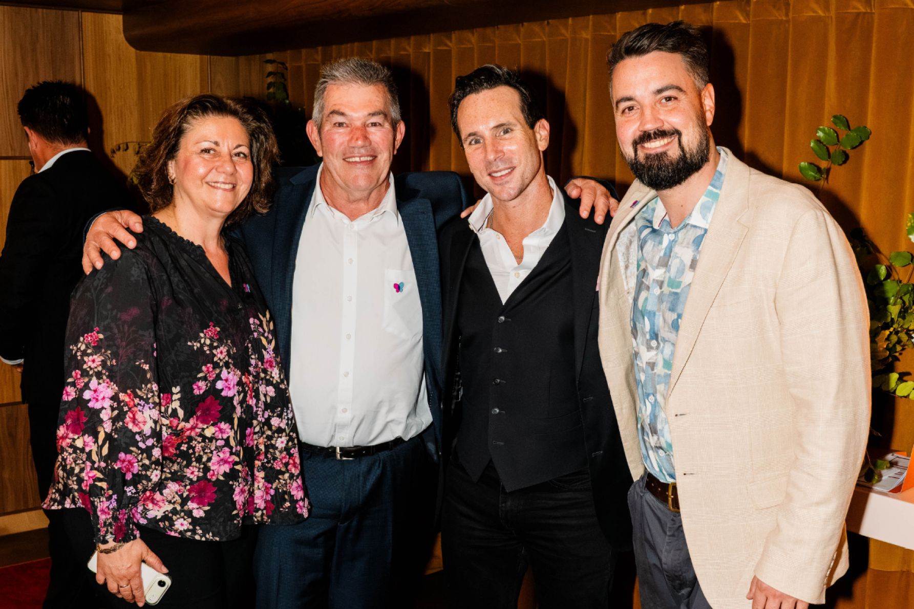 Lynn and Terry Stephens with Michael Hund and Nathan Burmeister