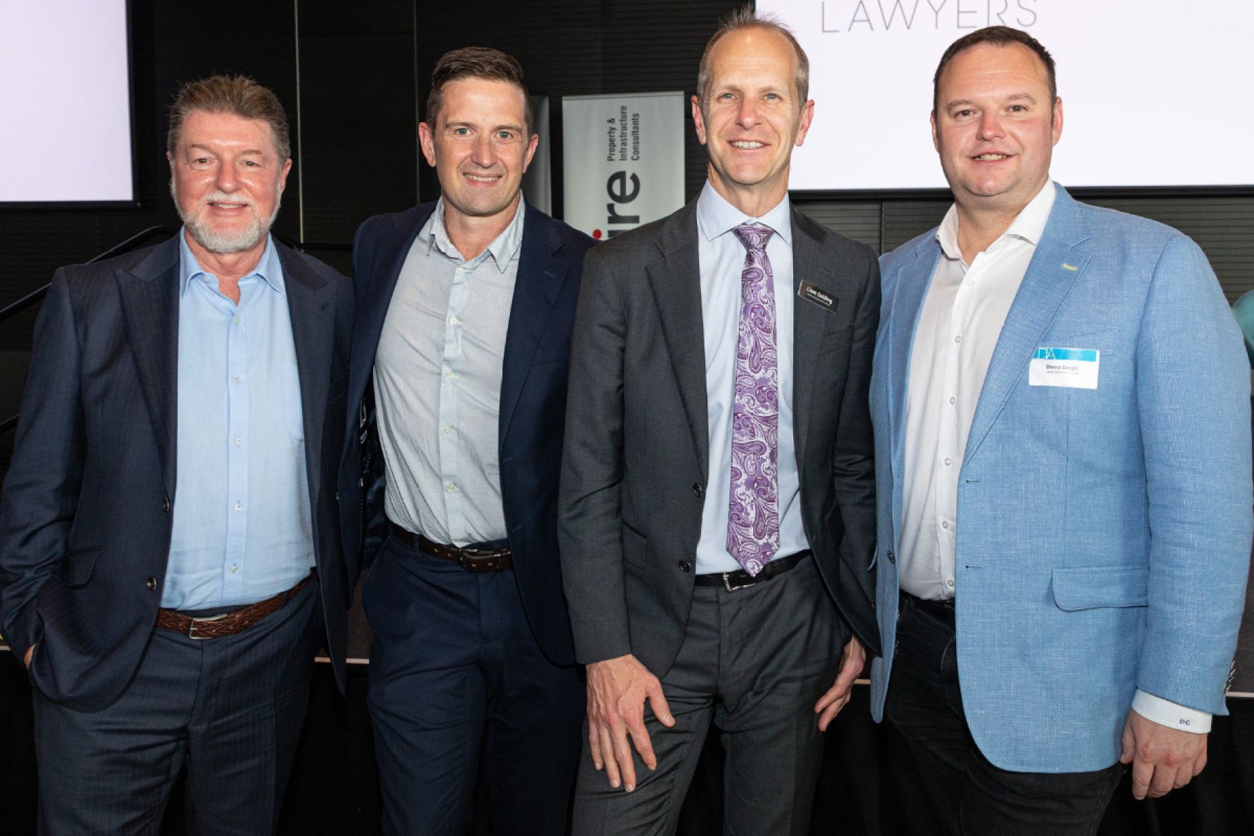 Mark Pivovaroff, Russell Gwynne, Liam Golding and David Cargill