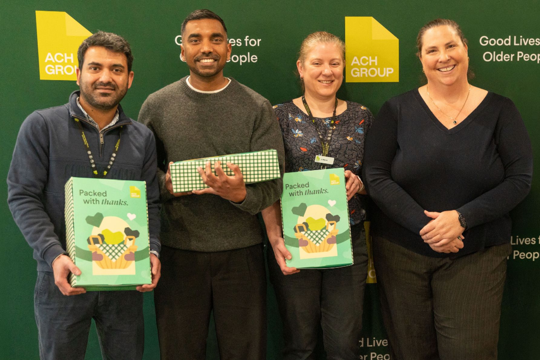 Muhibur Rahman, Kaveesha Wickramaratne, Jo Moran and Kate McEgan