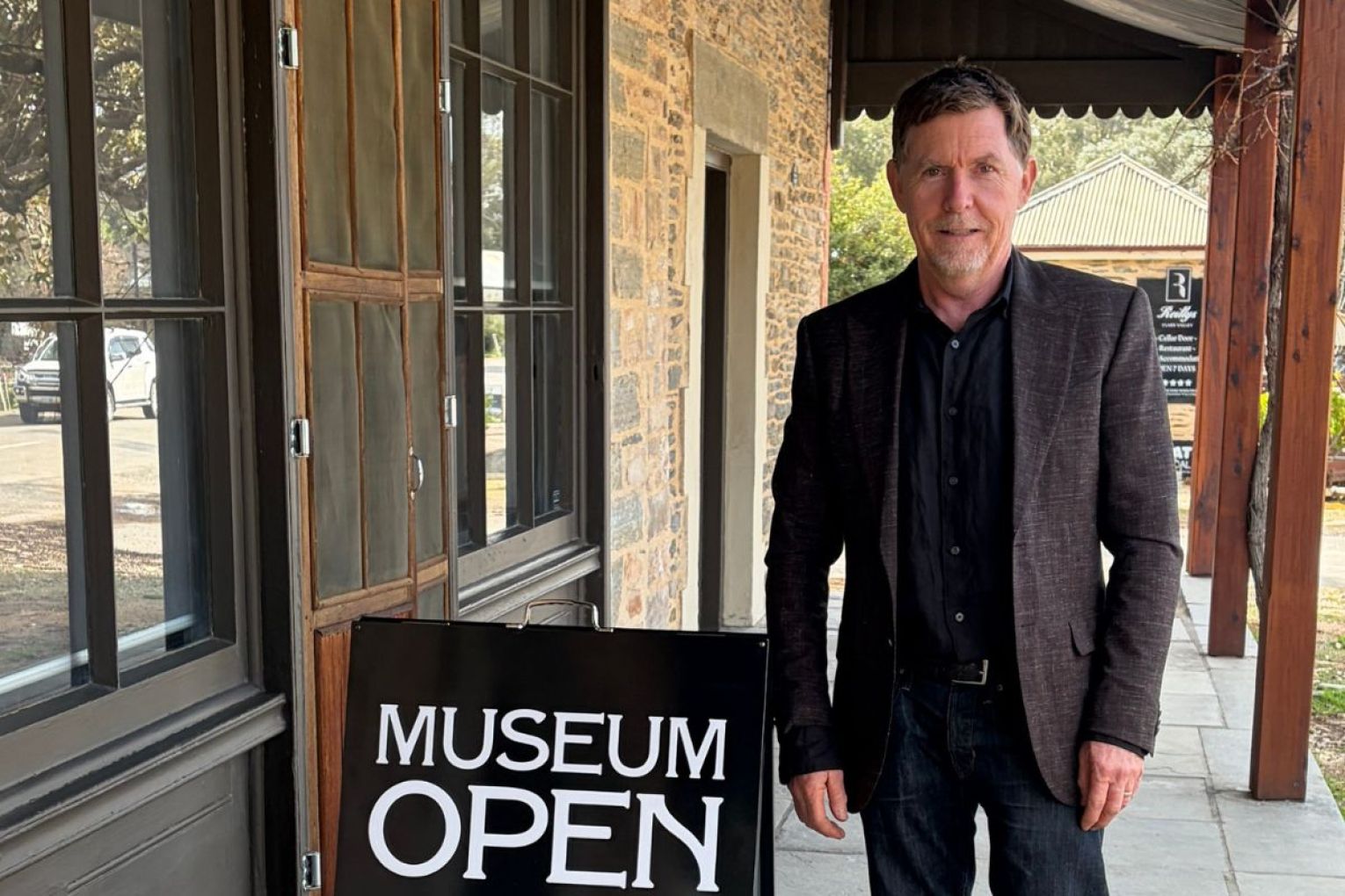 Warren Vance has opened the Museum of Early Cinema in Mintaro. Photo: supplied.