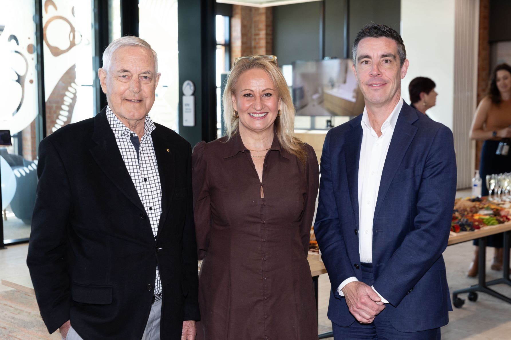 Stephen Hains, Maria Palumbo and Shane Wingard