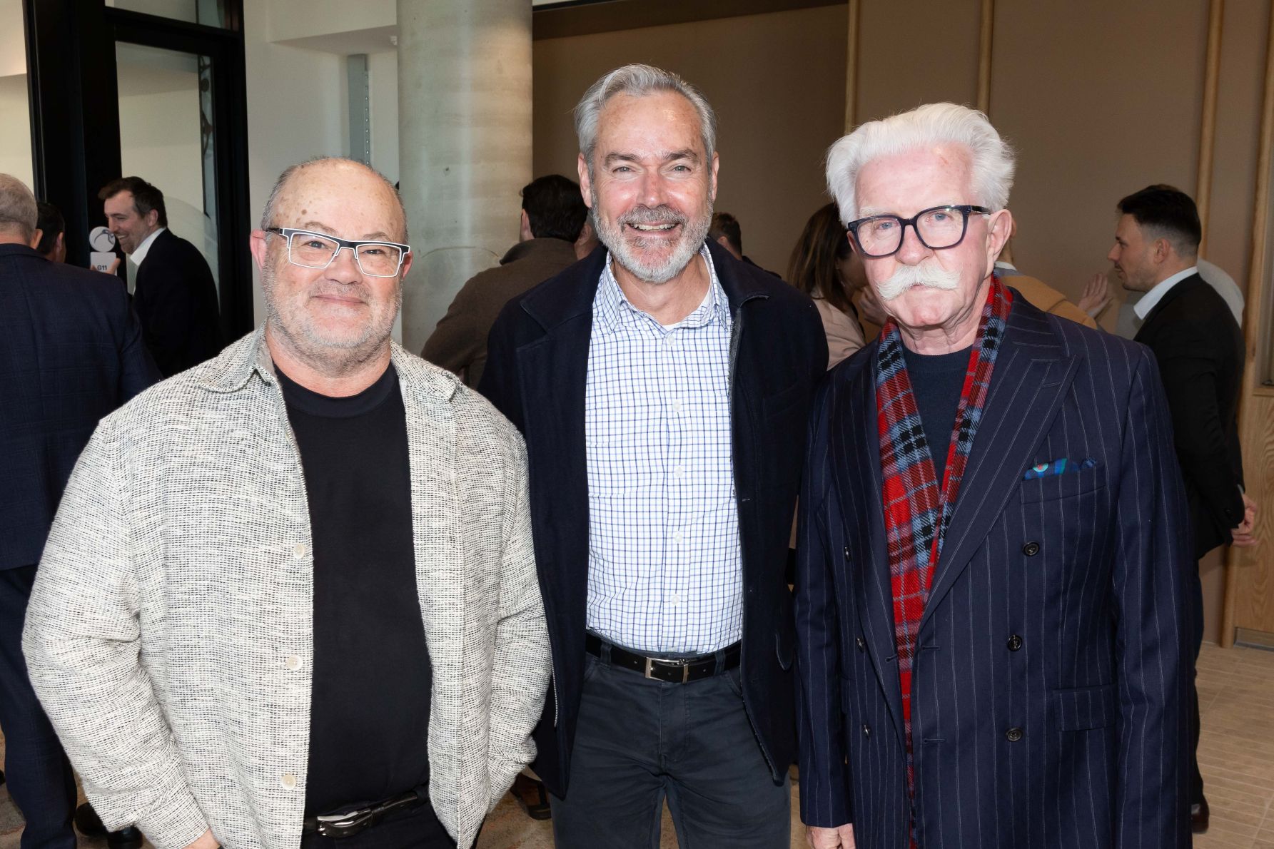 John Eckert, David O’Louglin and Michael Lennon