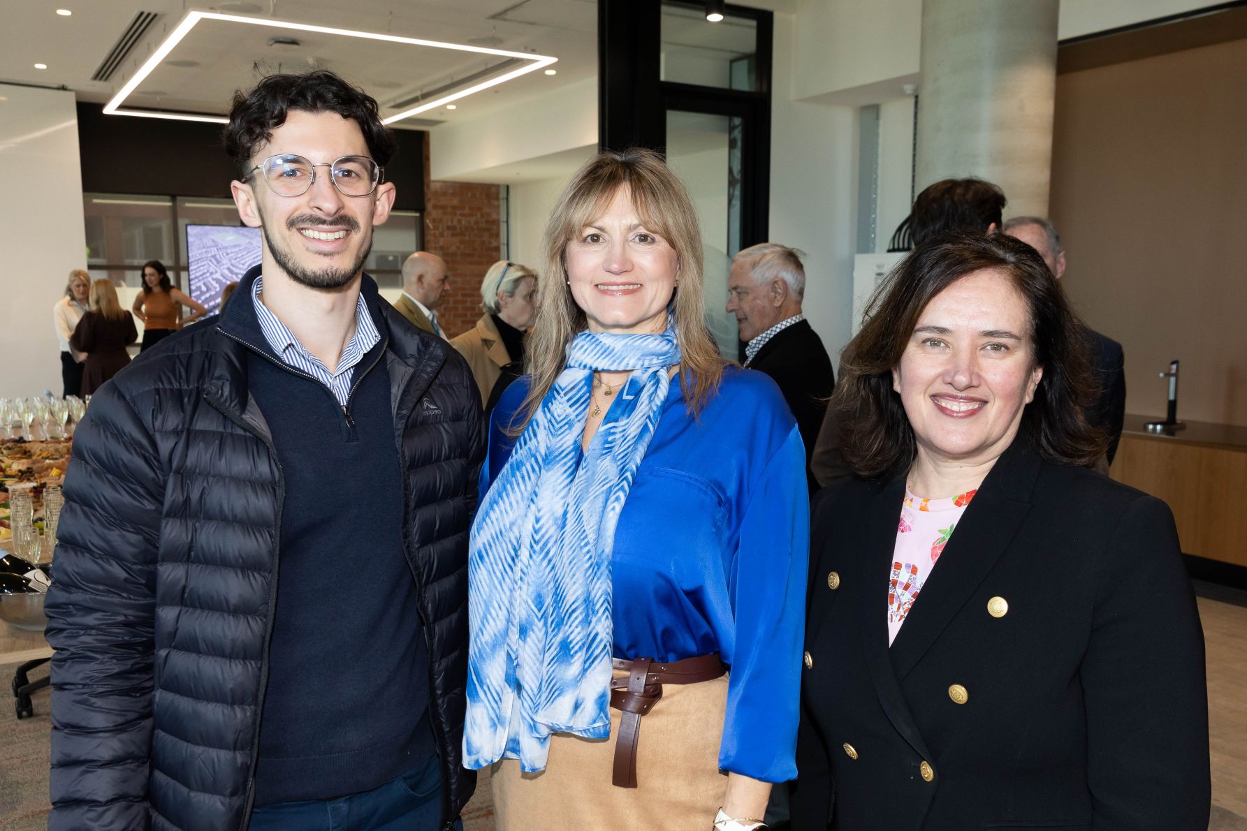 Nicholas Theodorakopoulos, Karina Smith and Naomi Read