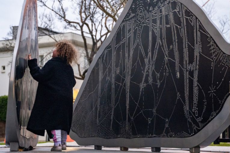 Thumbnail for A humble moth inspires latest inner-city sculpture