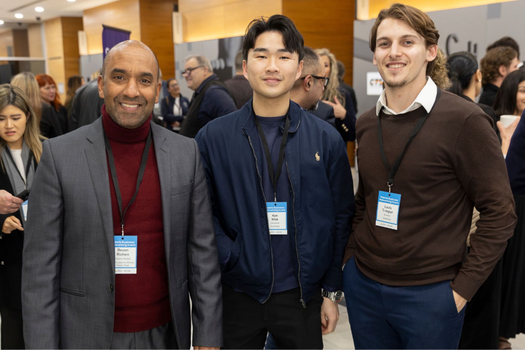 Revon Richen, Ken Mak and Louis Trimper