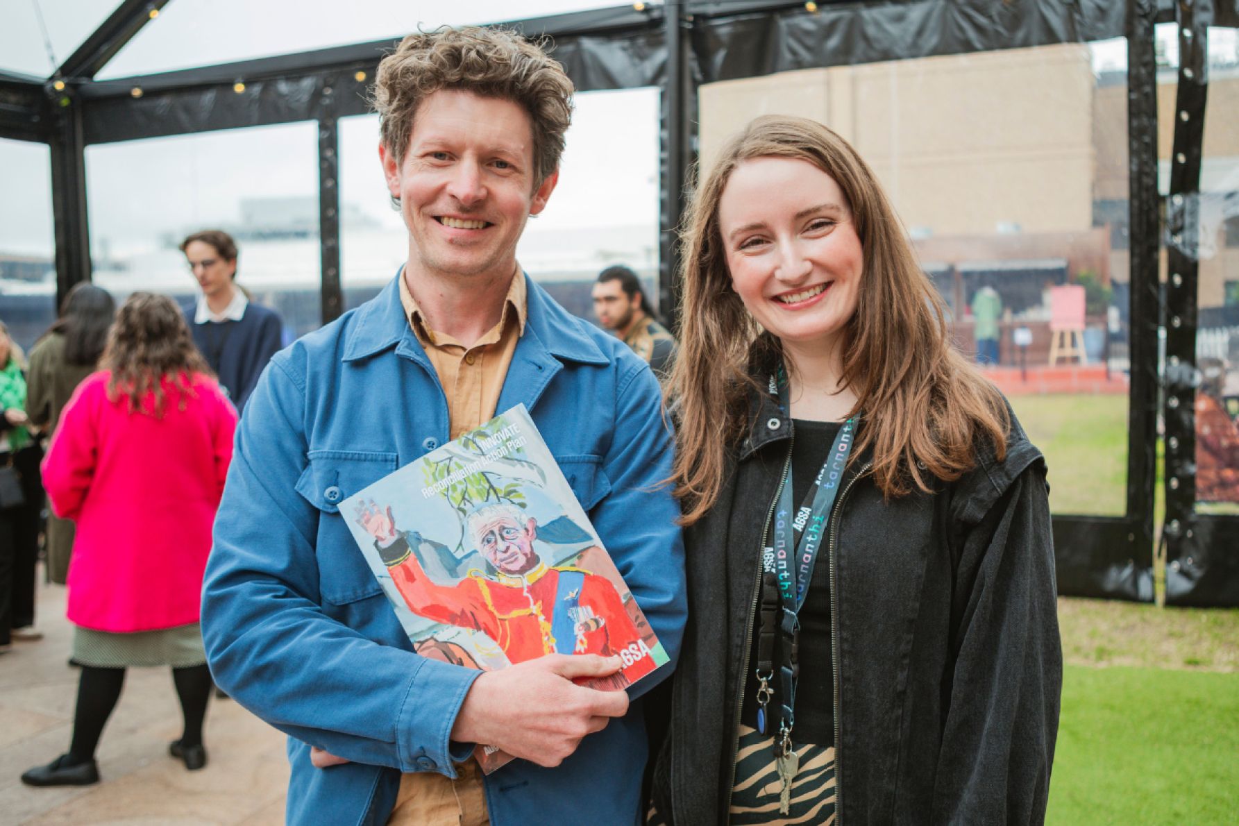Roland Partis and Emma Williams
