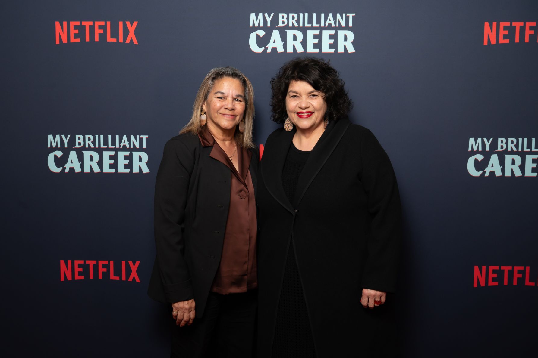 Auntie Ros Coleman and Kirstie Parker.