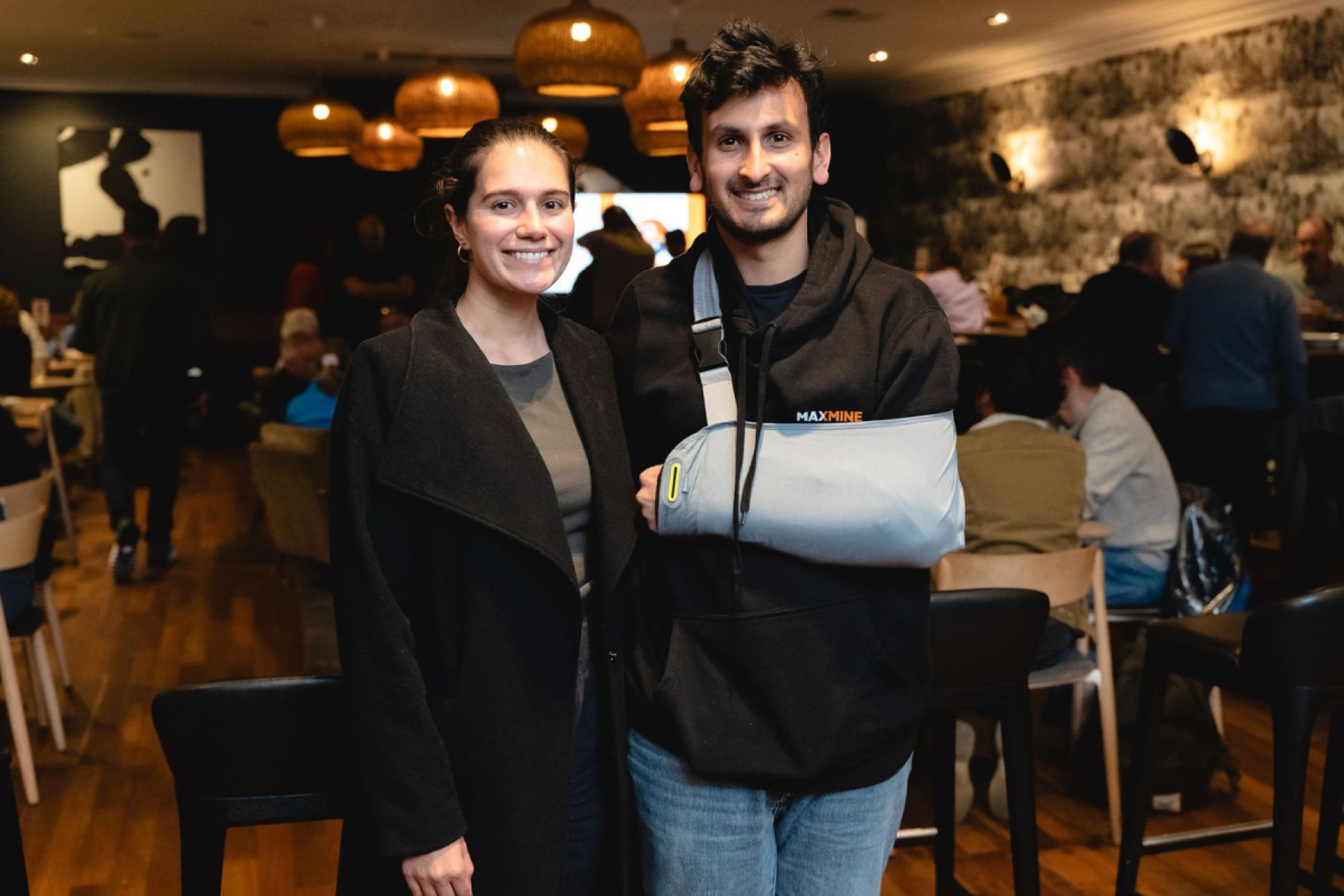 Shelini Hillier and Siddharth Shah