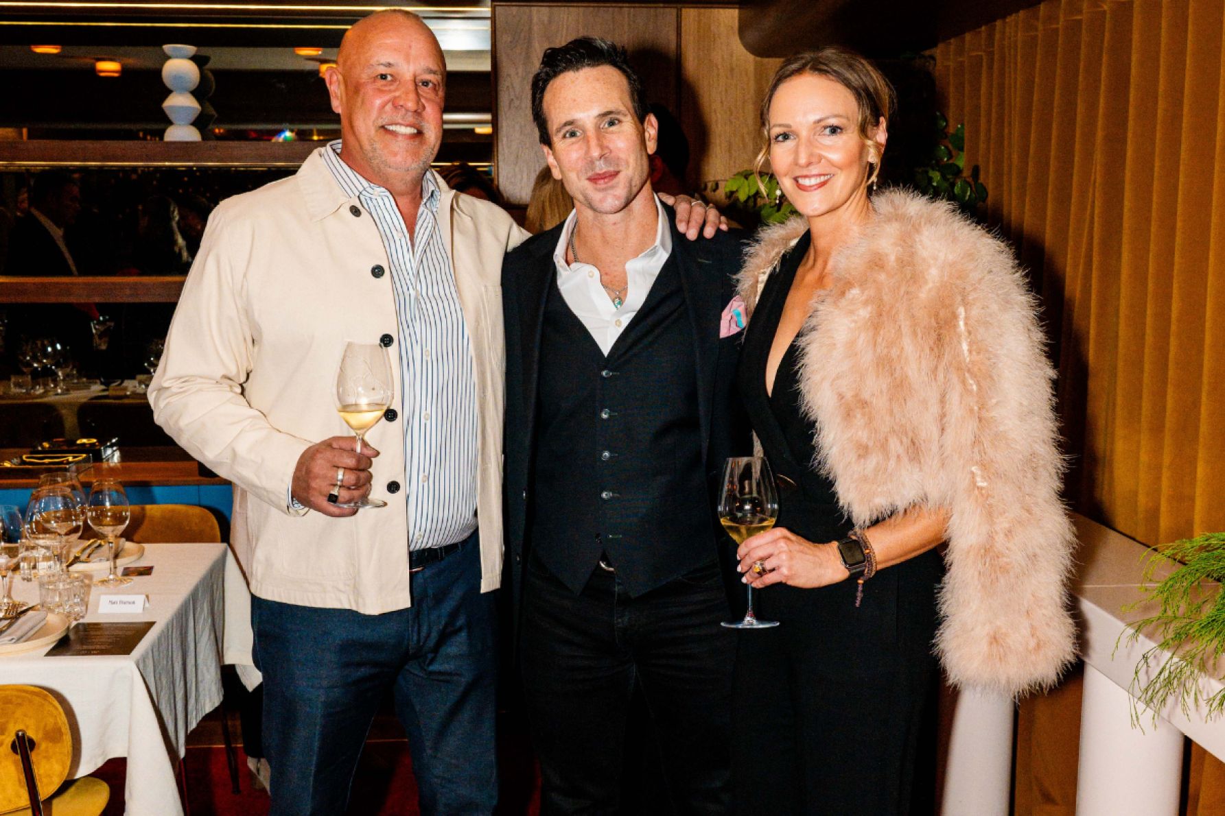 Simon Kardachi, Michael Hund and Emma Kardachi