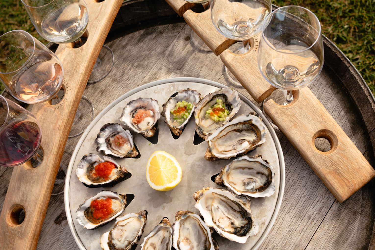 Fishers of Freycinet oysters at Devil's Corner Cellar Door, Tasmania | Credit: Elly-Grace Rinaldis