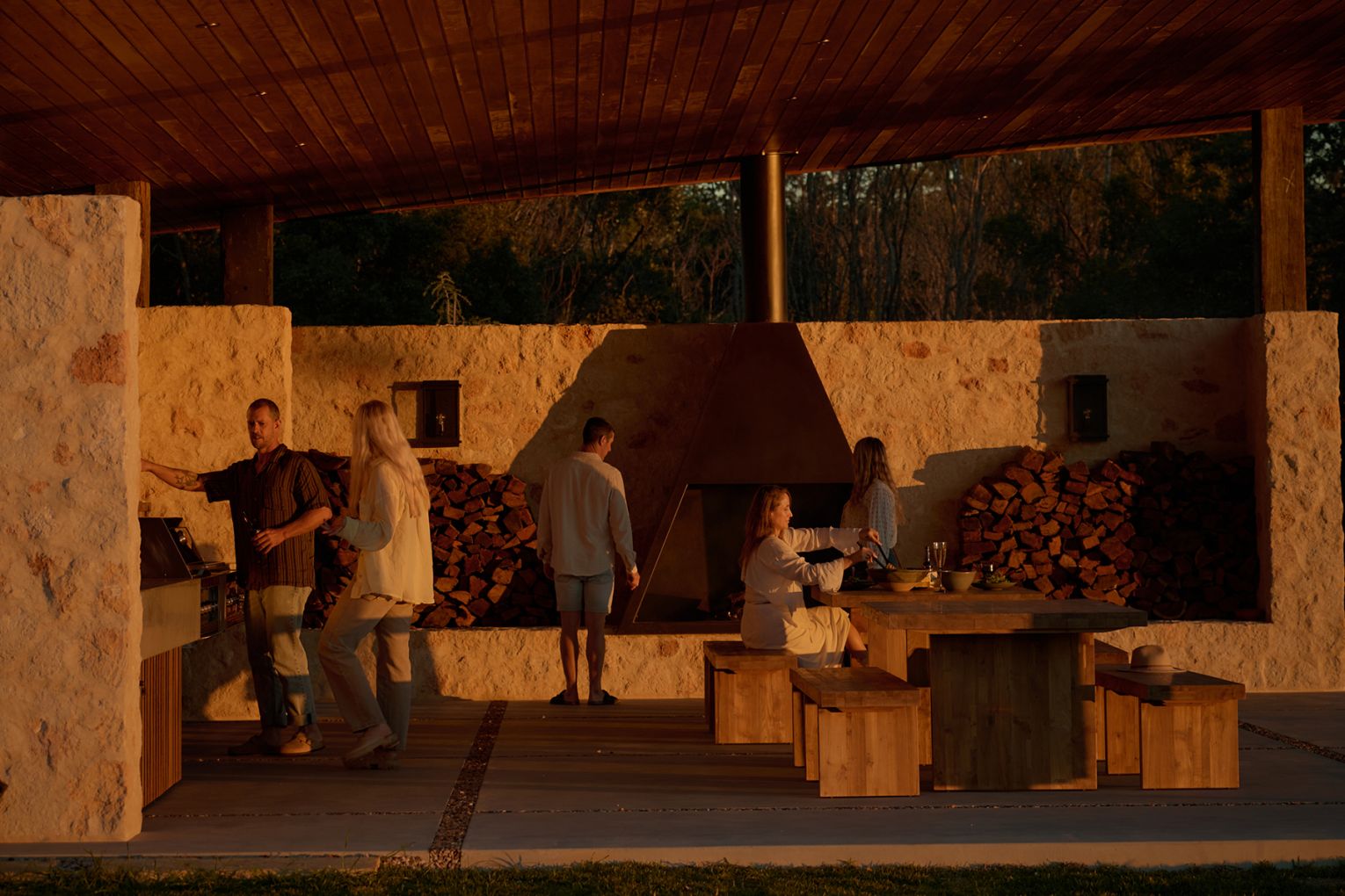 Communal Pavilion, Temple Hangars | Credit: Jessie Prince