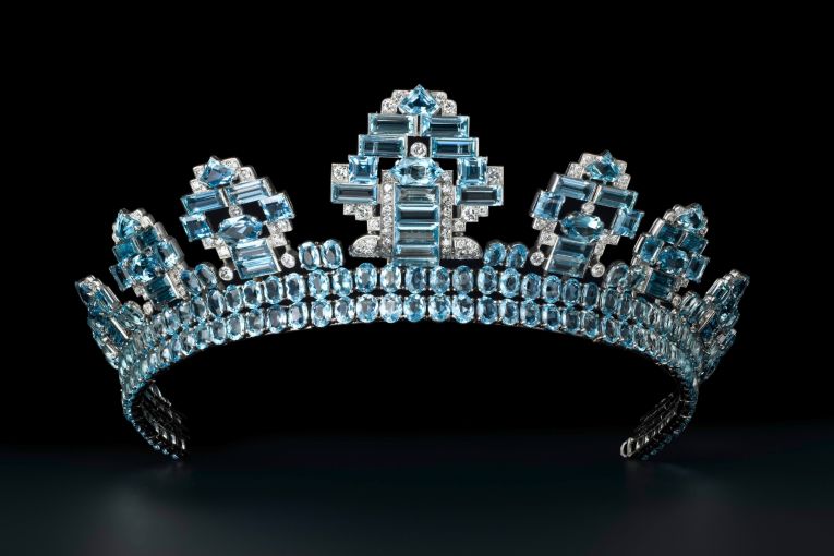 Thumbnail for Blinded by bling: Cartier show sparkles with tiaras galore