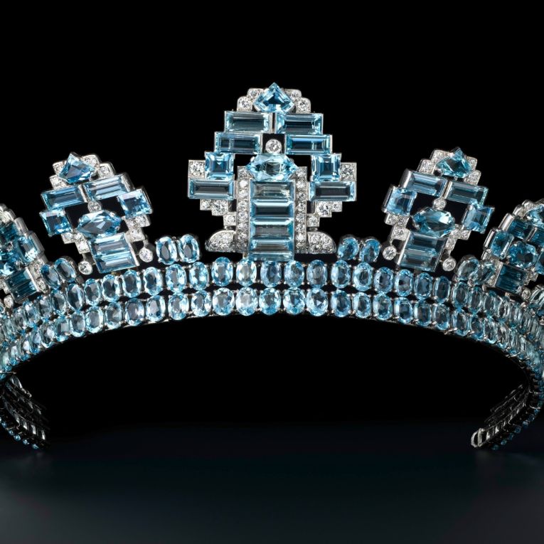 Thumbnail for Blinded by bling: Cartier show sparkles with tiaras galore