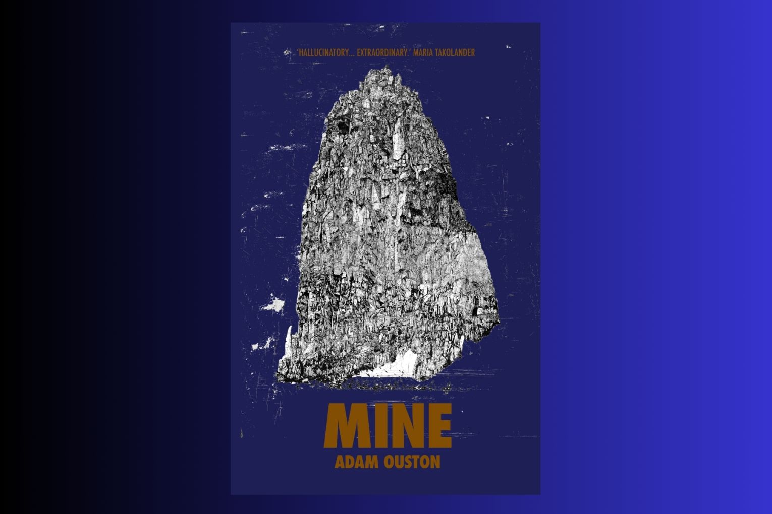 Adam Ouston's much-anticipated second novel, Mine, is a stream of consciousness tale told in a single sentence.