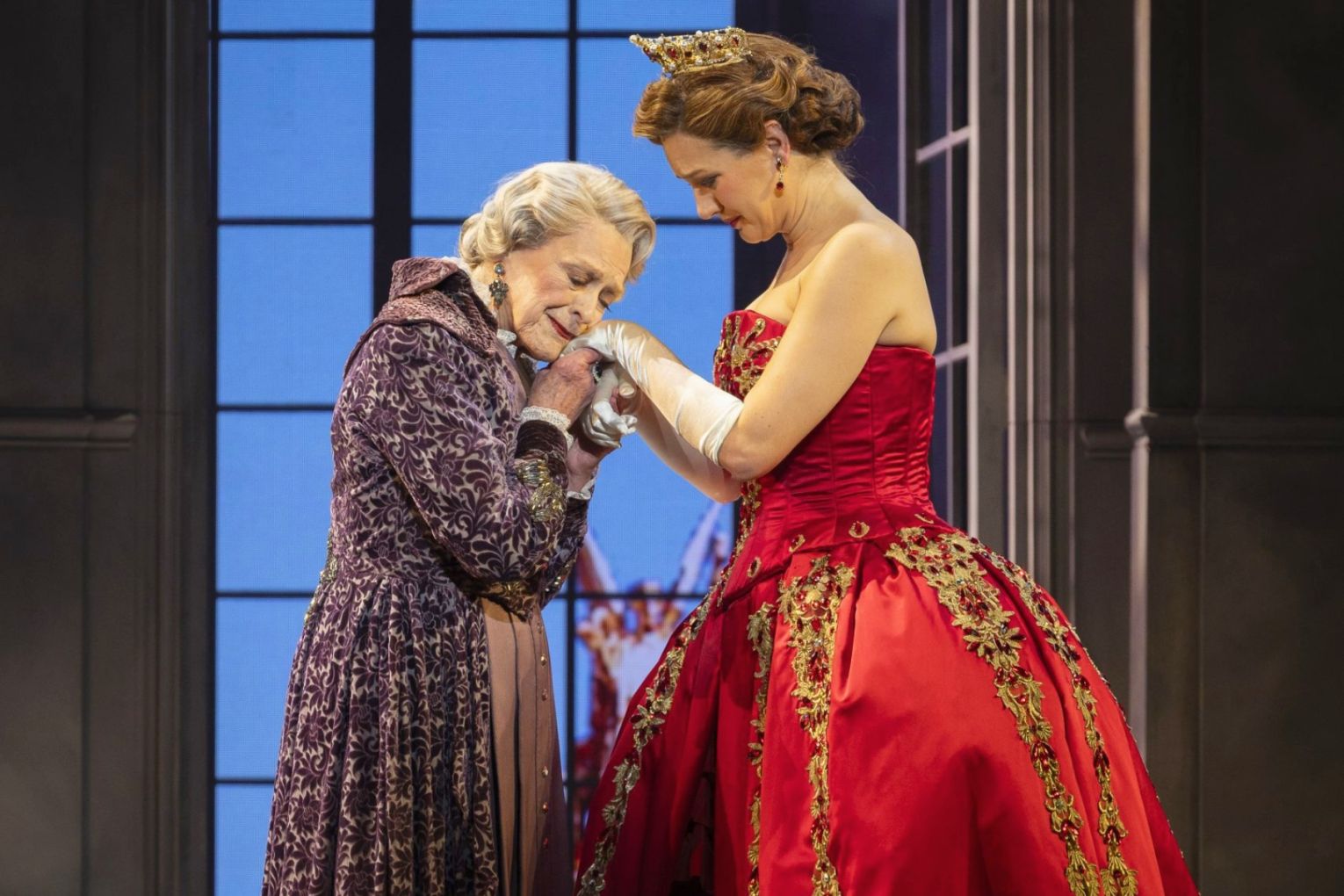 Nancye Hayes and Georgina Hopson star in ANASTASIA - The Broadway Musical, coming to QPAC in September. Photo: Jeff Busby
