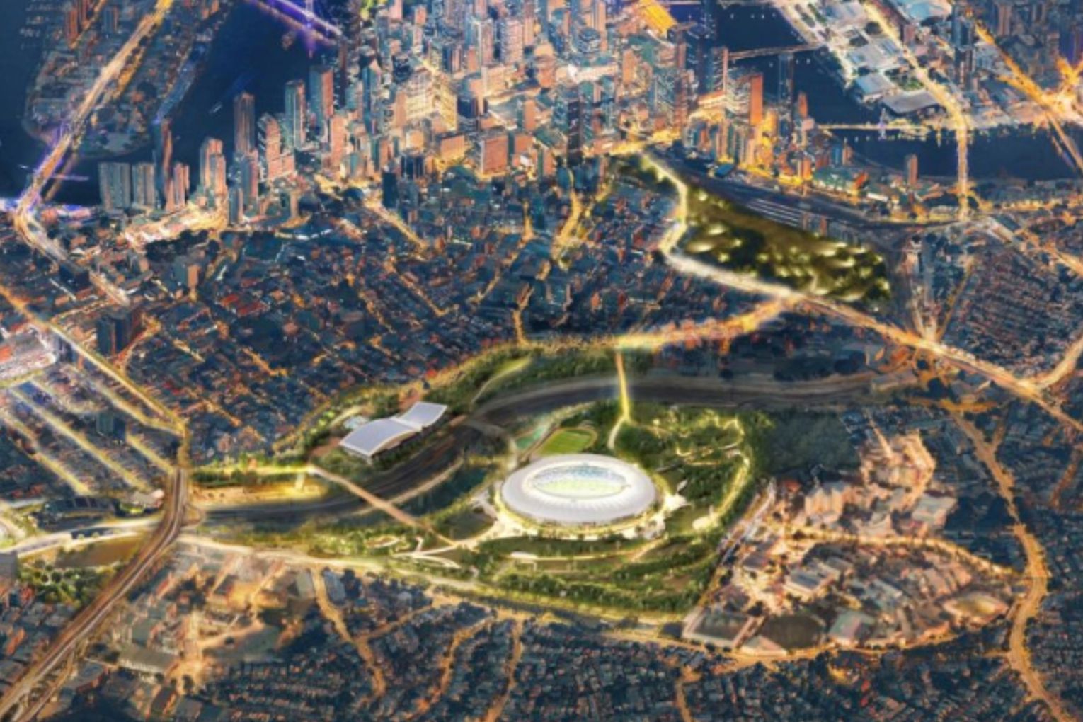 The Queensland government has revealed plans to reconfigure Victoria Park for the Olympic Games. (PR IMAGE PHOTO)