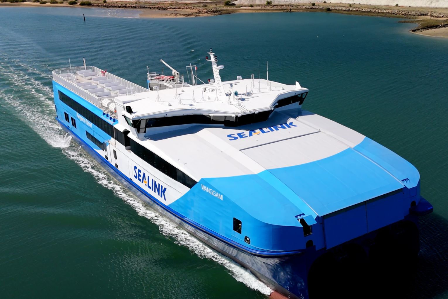 SeaLink's new Wanggami ferry will service Kangaroo Island. Picture: Kelsian