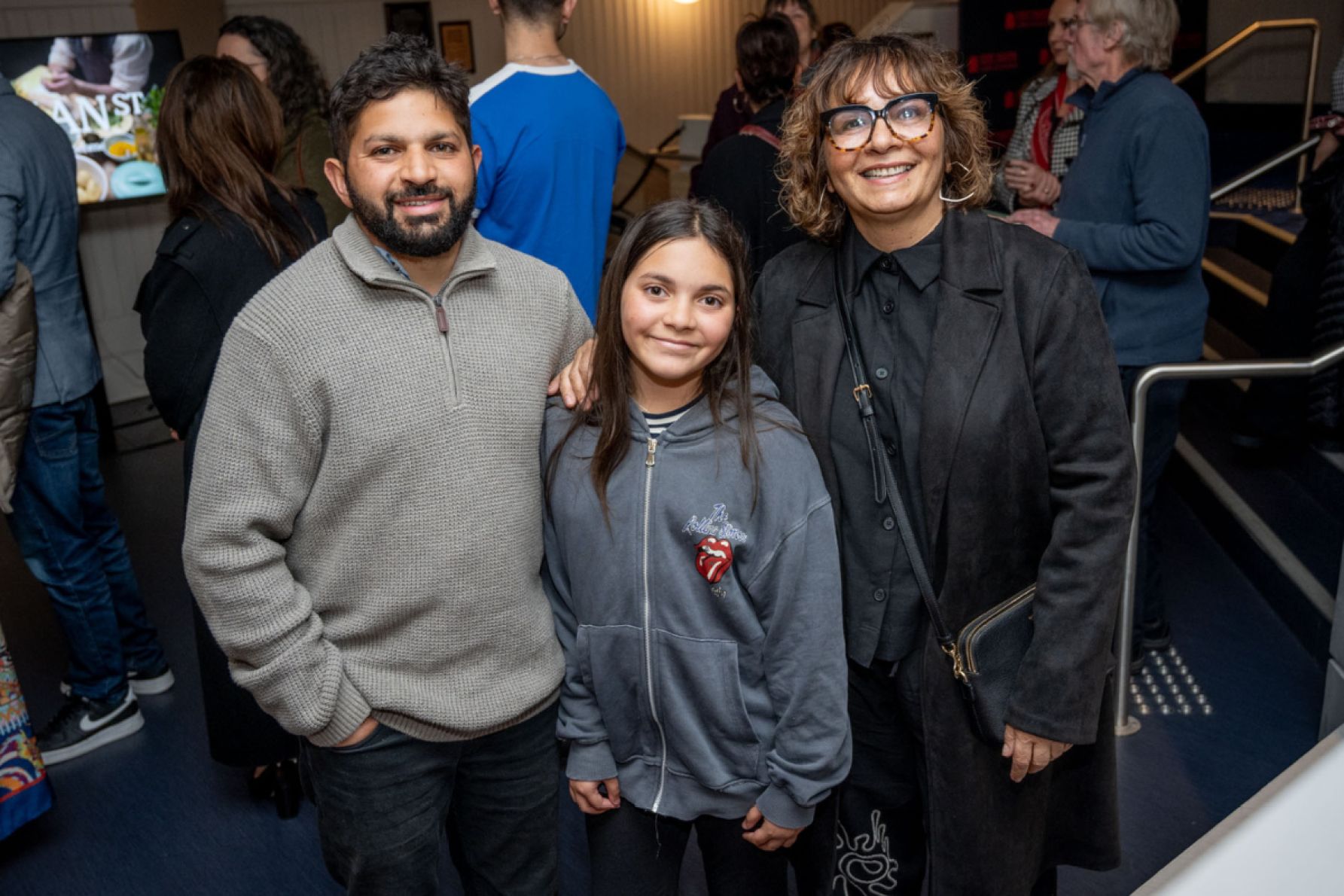 Willis and Aviana Daveson with Sonya Rankine