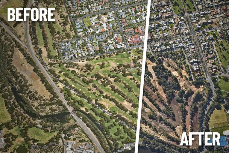 Thumbnail for New images reveal changing North Adelaide Golf Course