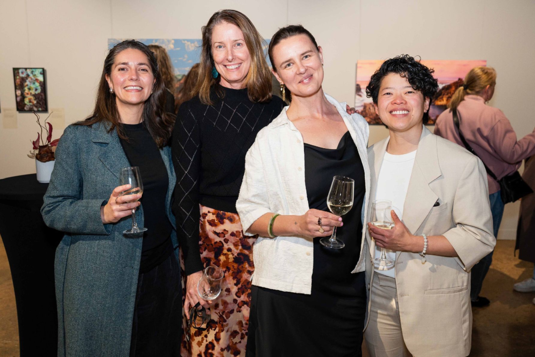 Ashton Boyd, Naomi Keyte, Bridget Alfred and Vivia Tantono