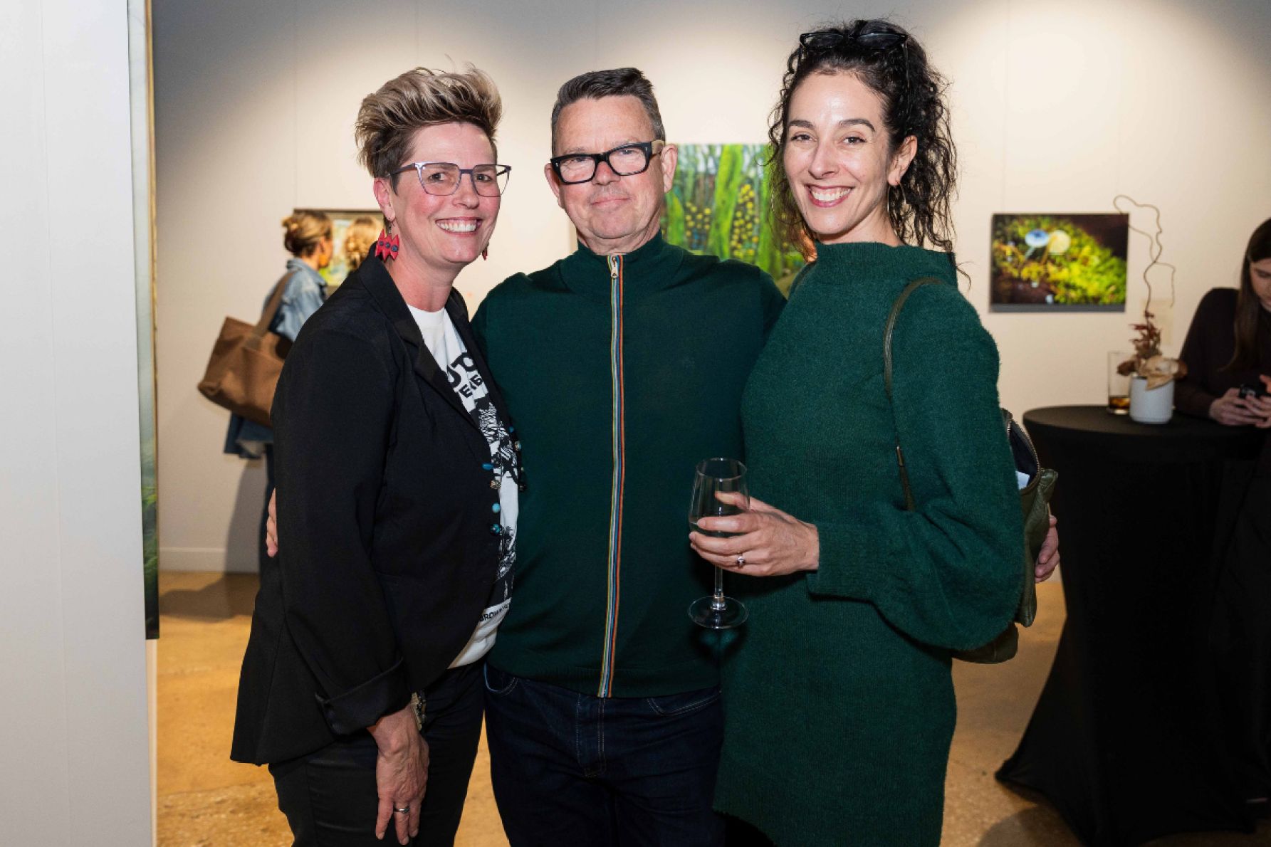Becc Bates, Geoff Cobham and Tessa Leon