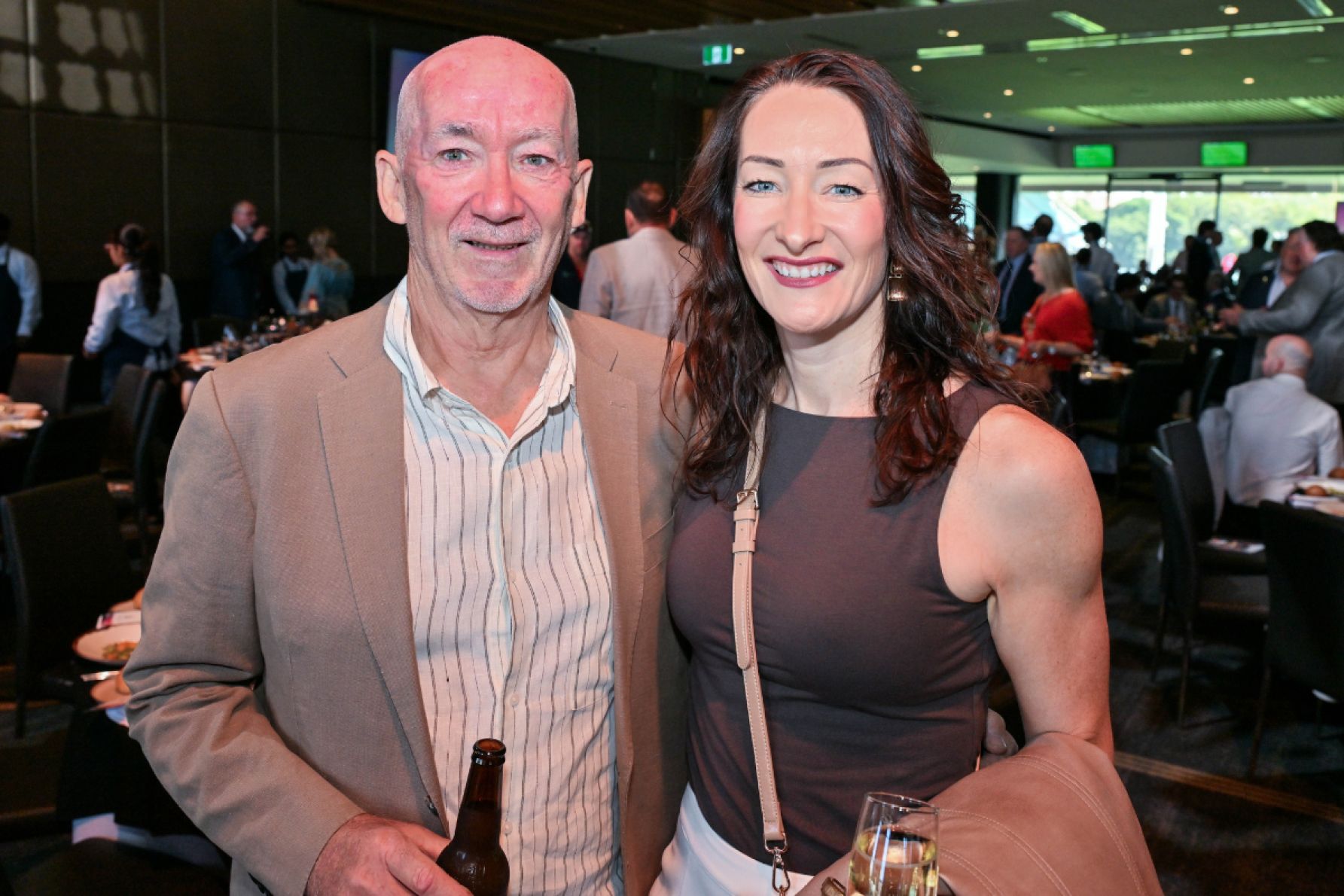 Brian Smith and Claire Duluk