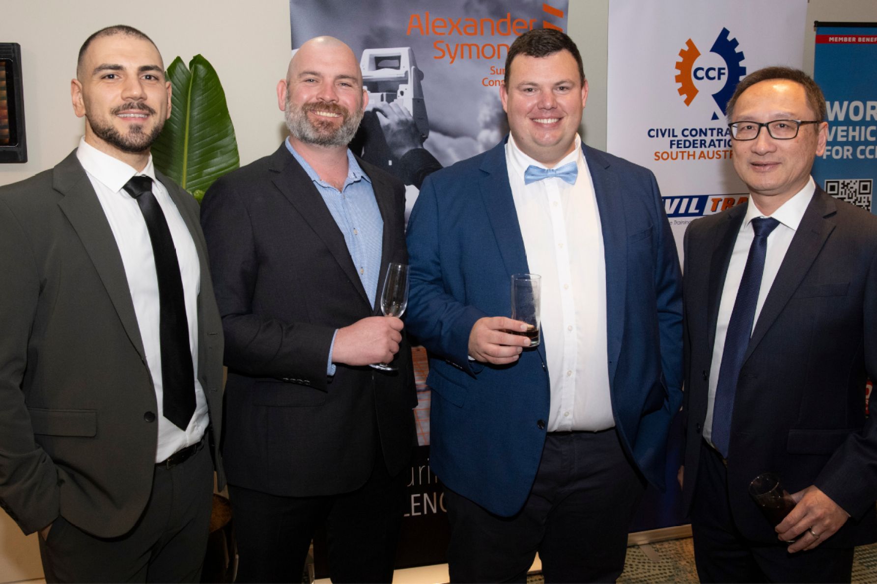 Adrian Bombardieri, Zac Slade, Ben Smeaton and Ming Lau