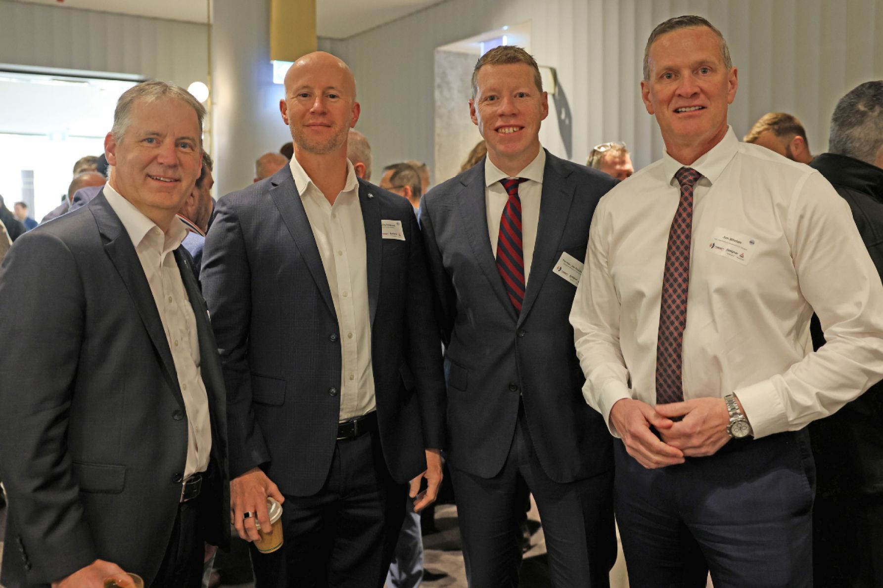 David Reynolds, Phillip Dowsett, Joe Szakacs and Jon Whelan