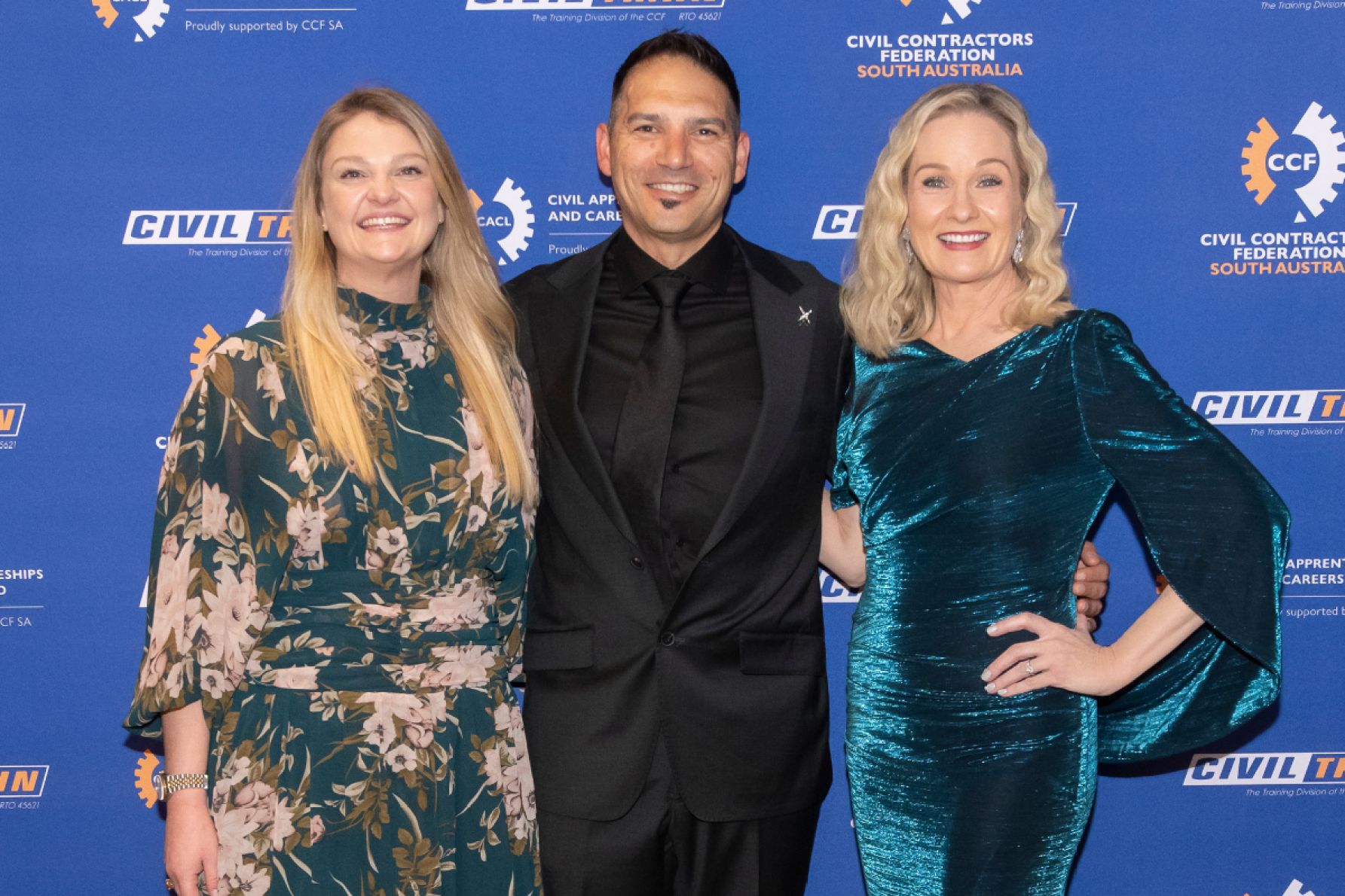 Helen Boot, Christopher Kyriacou and Penny Hergott