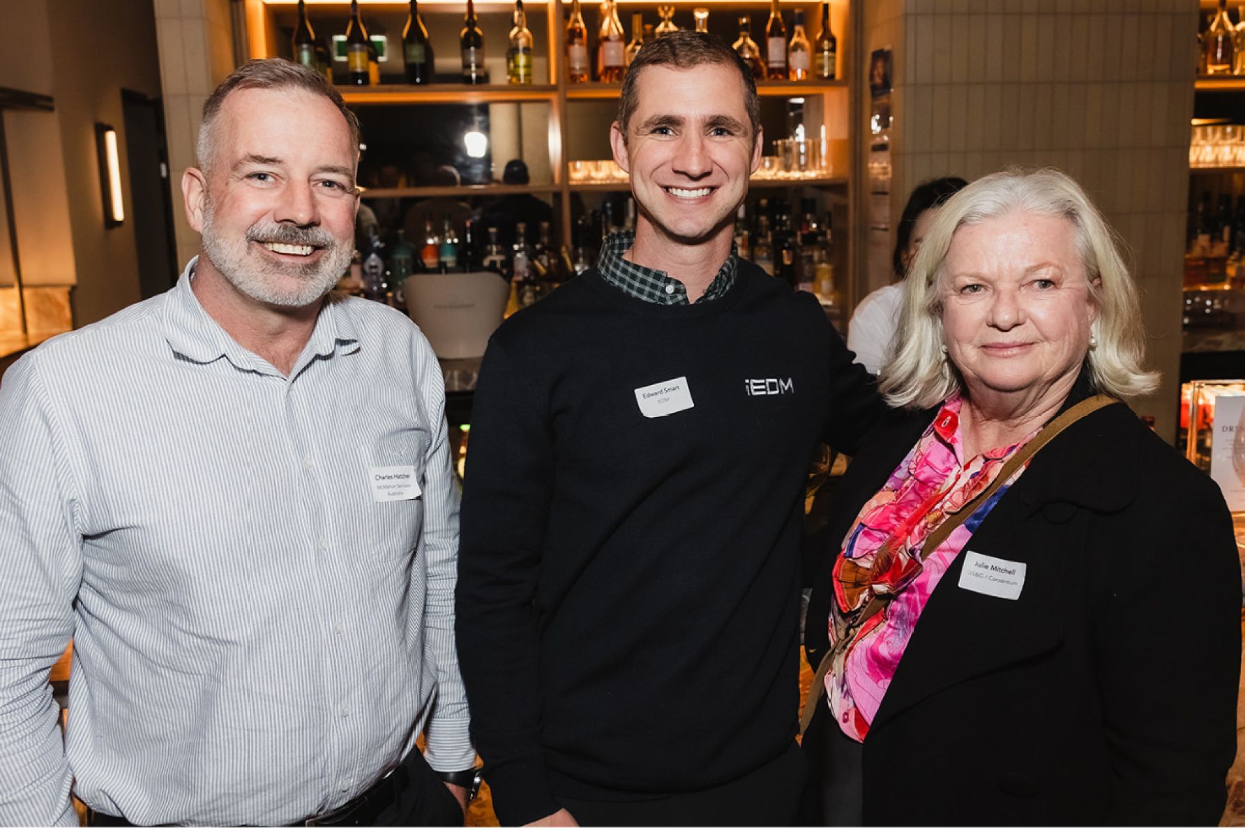 Charles Hatcher, Ed Smart and Julie Mitchell