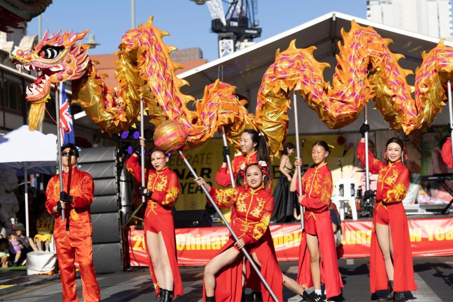 Lunar New Year celebrations will likely take place in Victoria Square next year during a Gouger Street revamp. Photo: Chinatown Adelaide of SA