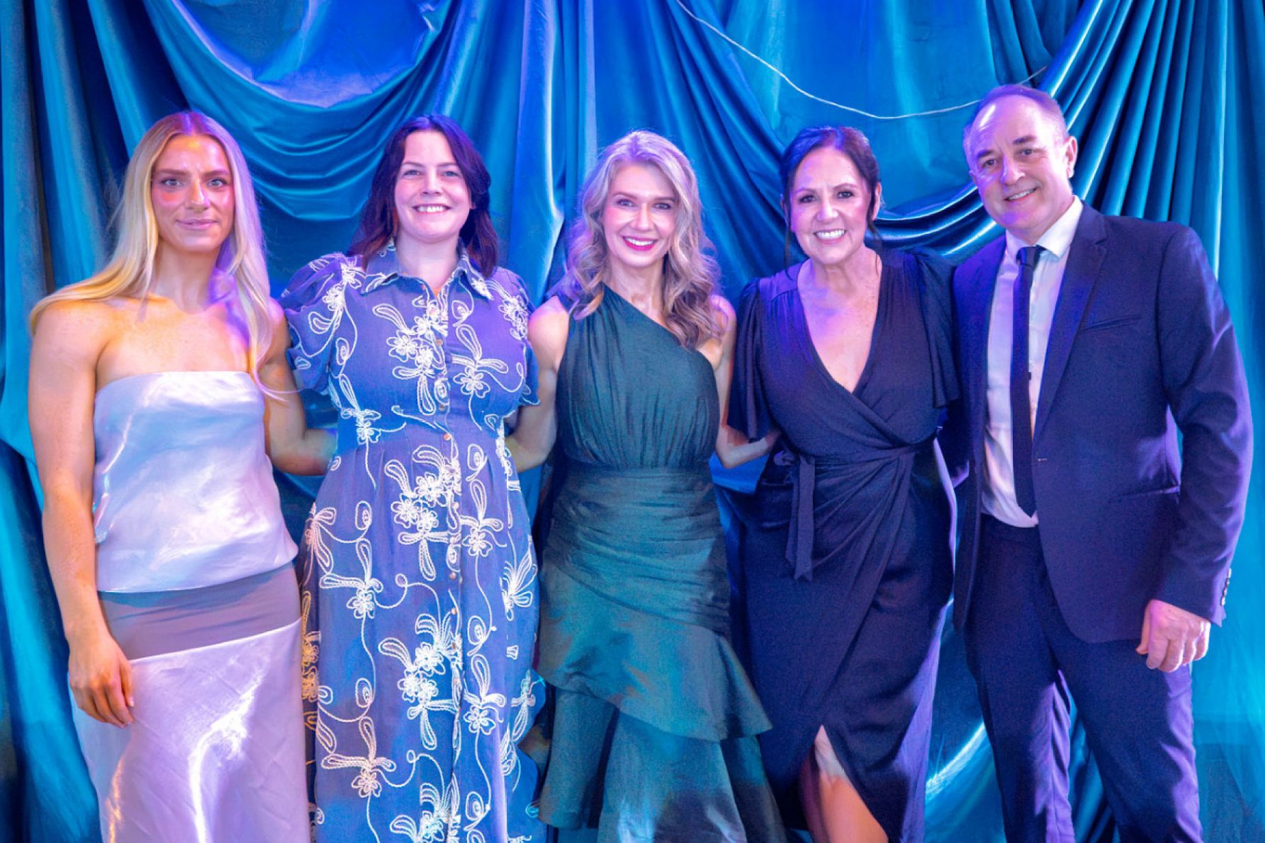 Courtney Gutschmidt, Lisa Trigg, Alison Gallo, Natasha Grant and Wayne Coutts