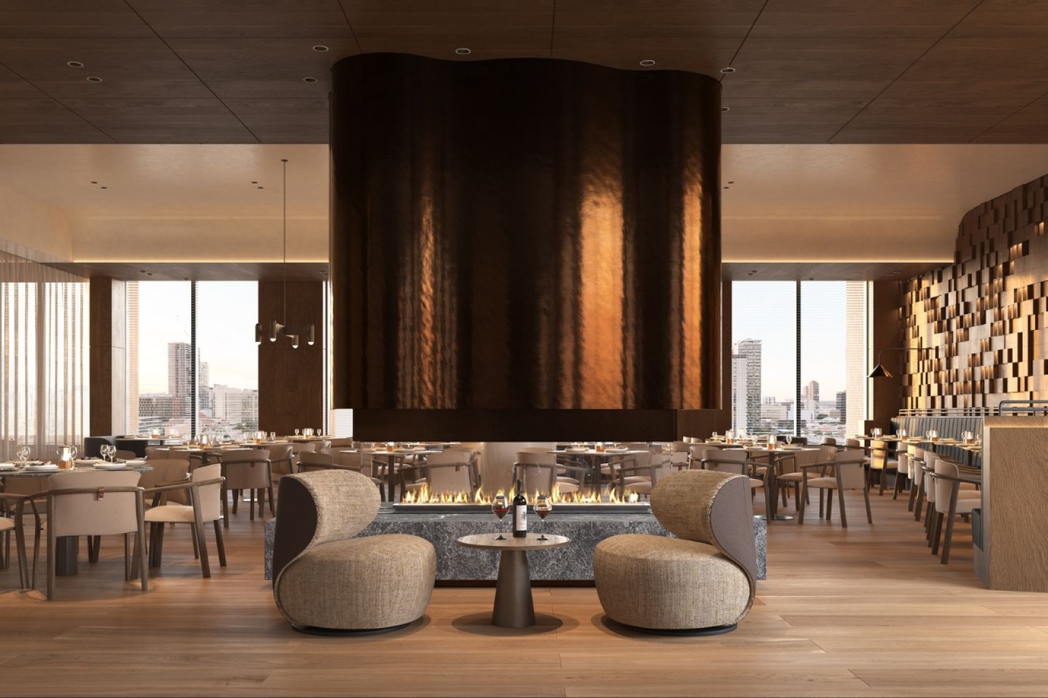 The luxury Crystalbrook Sam hotel is slated to open in late December. Render: Supplied