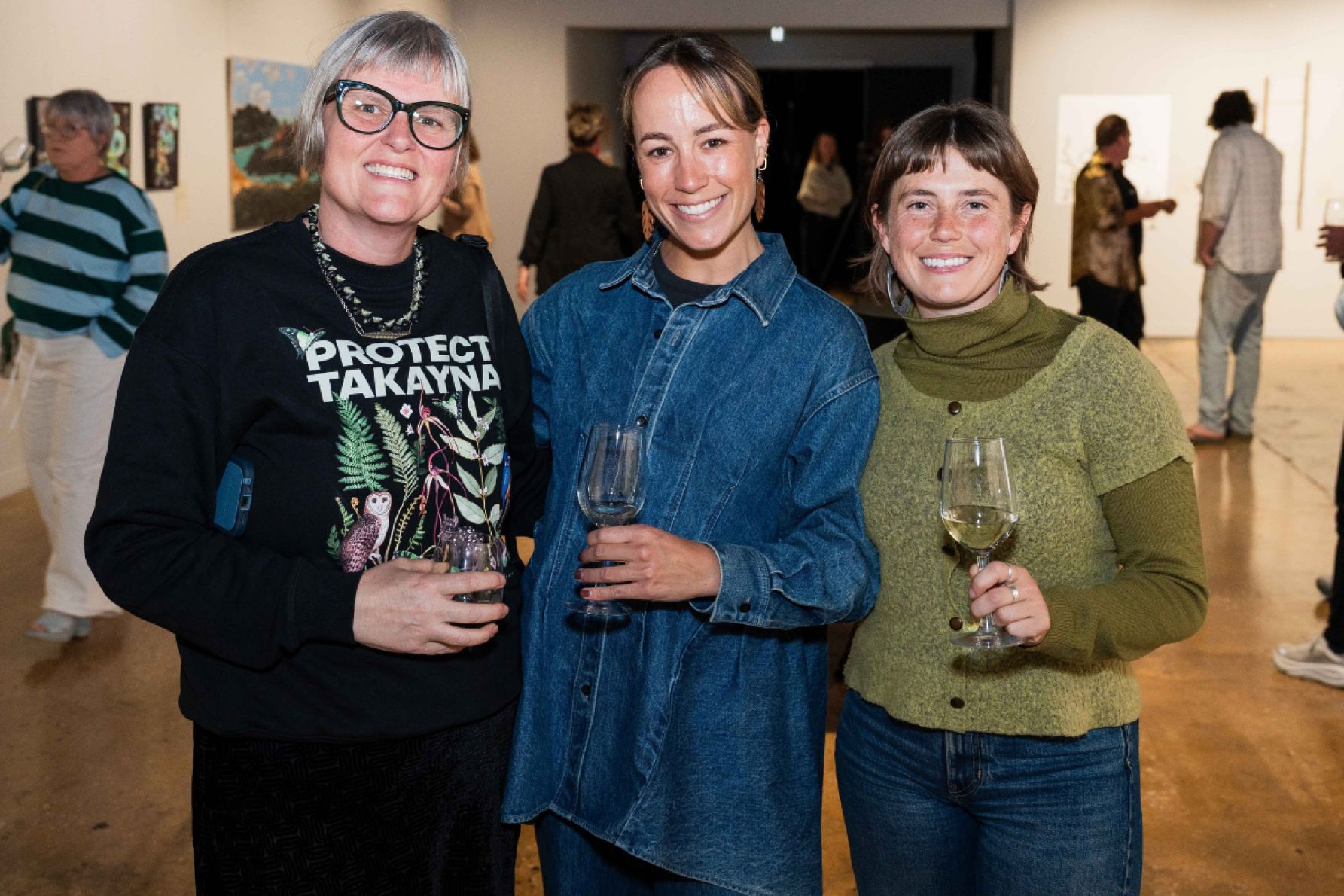 Jenny Weber, Genevieve Collins and Holly Marquis
