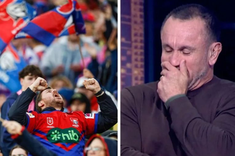 Thumbnail for Matty Johns overcome on a Knight to remember