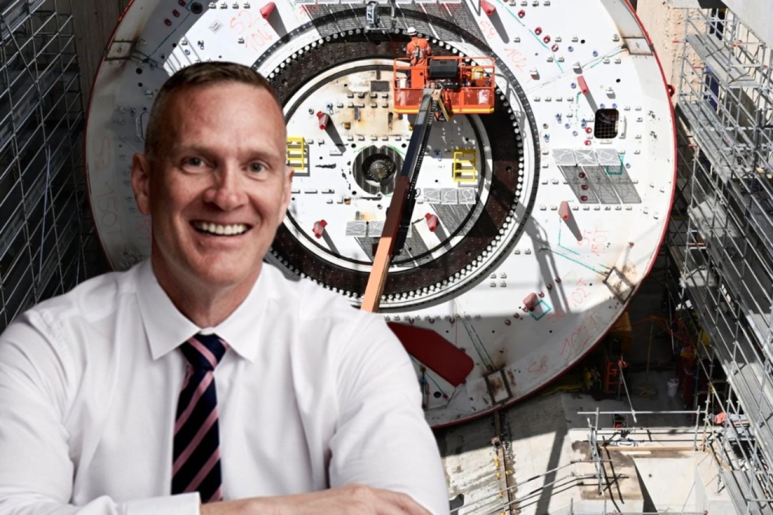South Australian Department for Infrastructure and Transport chief executive Jon Whelan remains confident the Torrens to Darlington project will remain in budget. Graphic: InDaily