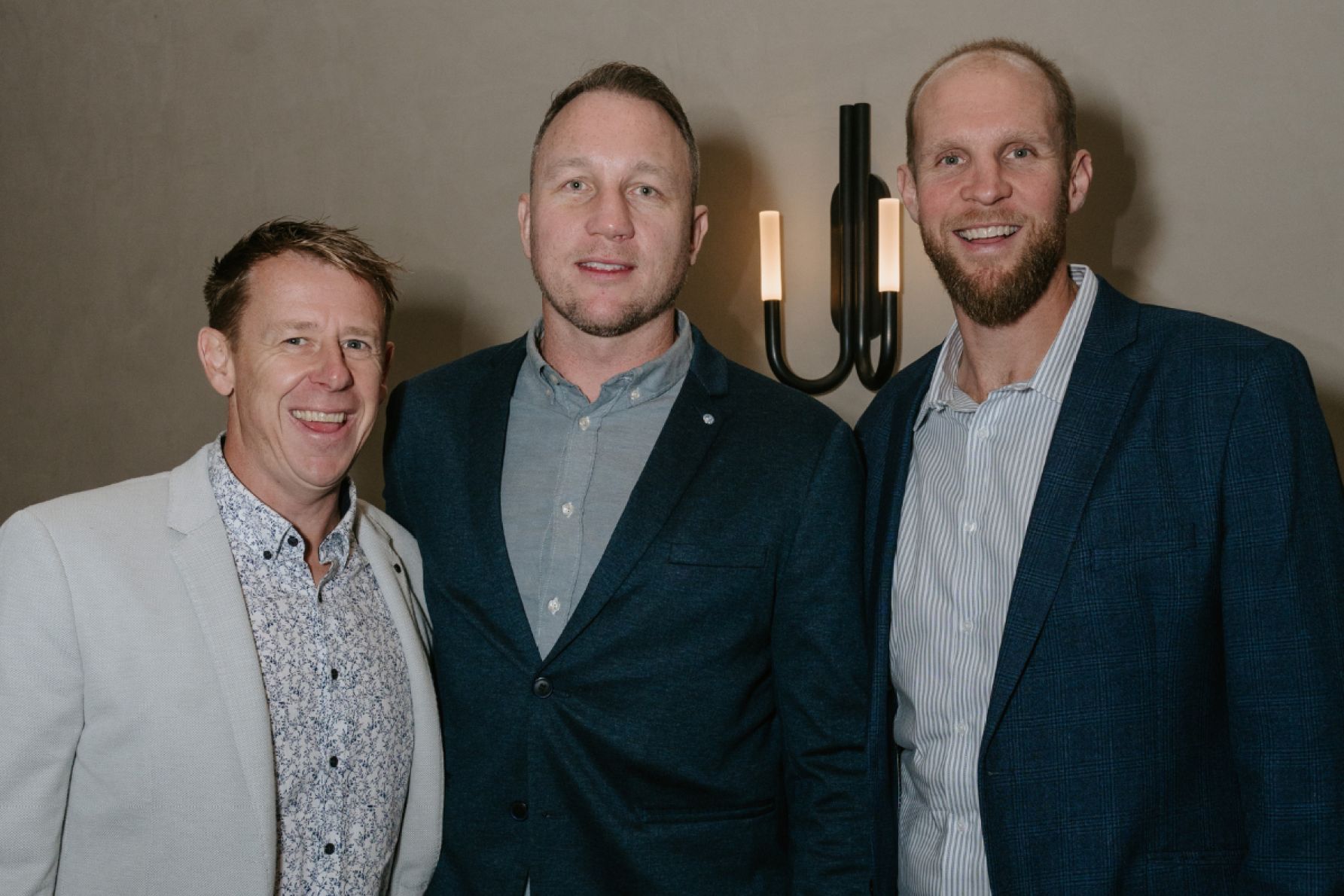 Justin Squires, Sean Walker and Rob Nicholson