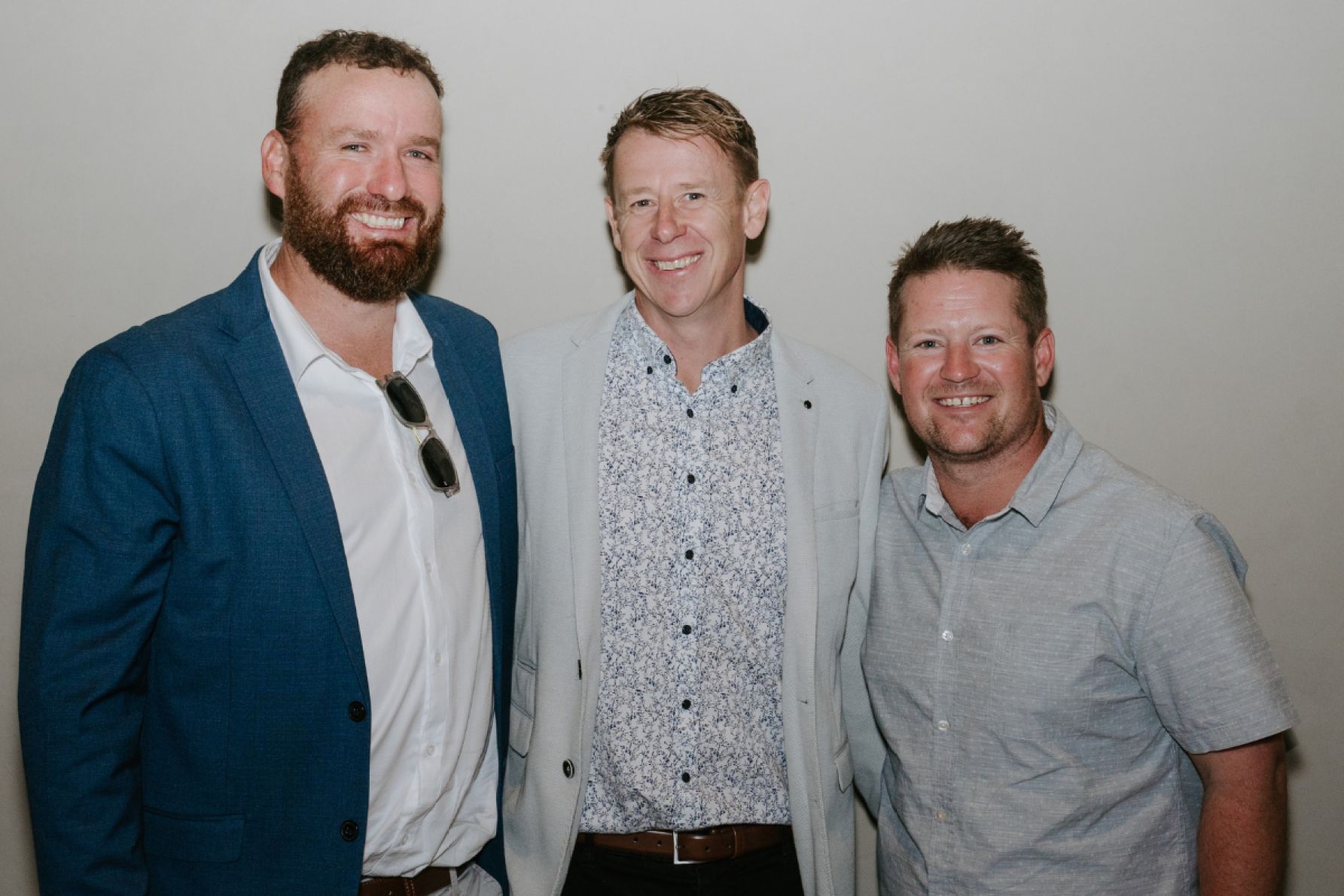 Keith McClelland, Justin Squires and Thomas Pearce